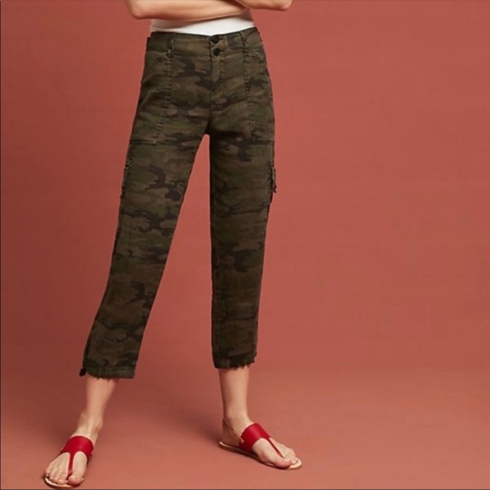 Sanctuary Anthropologie Terrain Crop Cargo Pants